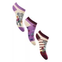 Ponožky Ľadové Kráľovstvo 3 kusy , Velikost ponožky - 23-26 , Barva - Barevná