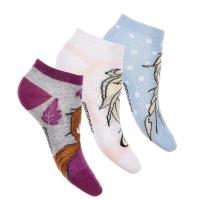 Ponožky Ledové Království 3ks , Velikost ponožky - 23-26 , Barva - Barevná