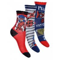 Ponožky Čarovná Lienka 3ks , Velikost ponožky - 23-26 , Barva - Barevná