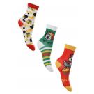 Ponožky Vianoce Minnie 3 kusy , Velikost ponožky - 23-26 , Barva - Barevná