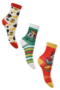 Ponožky Vianoce Minnie 3 kusy , Velikost ponožky - 23-26 , Barva - Barevná