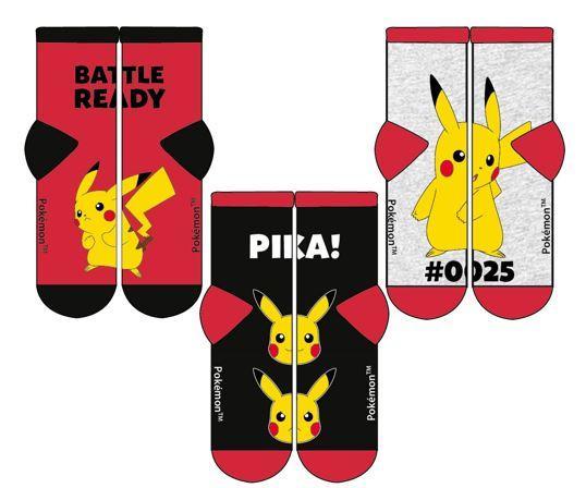 SADA 3 KS PONOŽKY POKÉMON