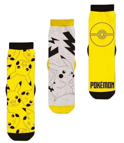 SADA 3 KS PONOŽKY POKÉMON