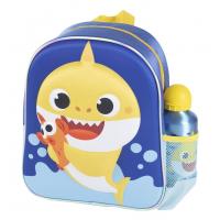 Batoh a fľaša Baby Shark , Barva - Modrá