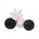 Súprava senzorických hračiek Akuku balóniky 4ks 6 cm , Barva - Bielo-čierna-1