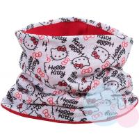 Šál Hello Kitty s maskou , Velikost - Uni , Barva - Bielo-červená