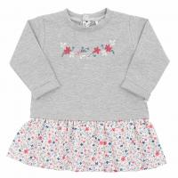 Šatičky s dlhým rukávom New Baby For Girls , Velikost - 68 , Barva - Šedá