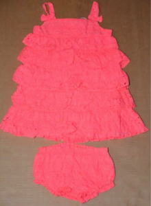 Šaty a nohavičky , Barva - Ružová