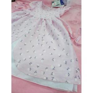Šaty Betuška , Barva - Bílo-růžová