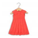 Šaty dievčenské úpletové-červená , Velikost - 86 , Barva - Červená