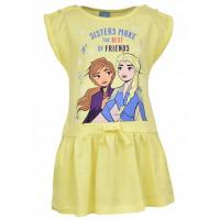 Šaty Frozen Anna a Elsa , Velikost - 128 , Barva - Žltá
