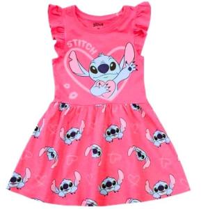Šaty Lilo a Stitch , Velikost - 92 , Barva - Malinová