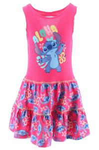 Šaty Lilo a Stitch Aloha , Velikost - 98 , Barva - Malinová