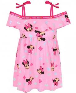 Šaty Minnie Mouse , Velikost - 128 , Barva - Ružová