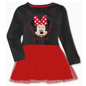 Šaty Minnie Disney , Barva - Černo-červená