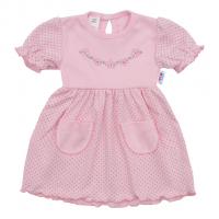 Šaty New Baby Summer dress , Velikost - 62 , Barva - Ružová