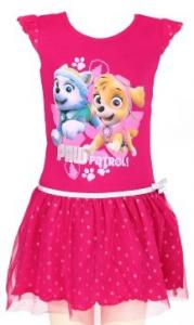 Šaty PAW PATROL , Velikost - 98 , Barva - Tmavo ružová
