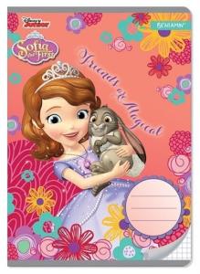 ZOŠIŤ A5 PRINCEZNA SOFIA štvorčekový