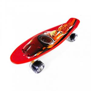 Skateboard fishboard Cars , Barva - Červená