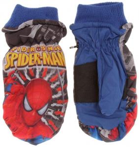 Rukavice Spiderman ski , Barva - Modrá