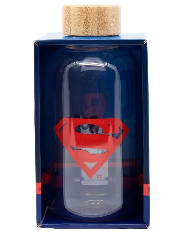 Sklenená fľaša Superman