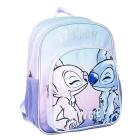 Školní batoh Lilo a Stitch pusa , Barva - Svetlo fialová