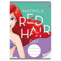 ZOŠIŤ A5 DISNEY PRINCESS ARIEL štvorčekový , Barva - Zelená
