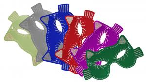 Škraboška mačka fóliová 6 ks v sáčku