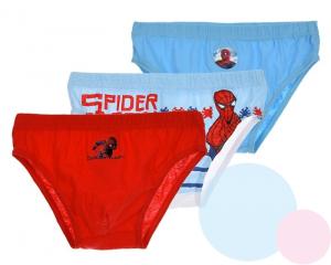 Slipy Spiderman 3ks , Barva - Modro-červená