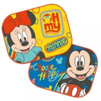 Slnečné clony Mickey a Minnie 2 ks , Barva - Modro-žltá