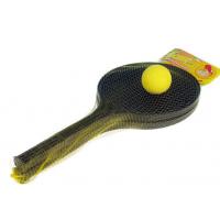 Soft tenis čierny + 1 loptička , Barva - Čierna