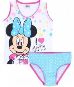 SPODNÁ SÚPRAVA MINNIE , Barva - Bielo-modrá
