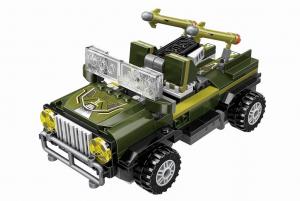Stavebnica Qman Blast Ranger 3307 Jungle Lurker , Barva - Tmavo zelená