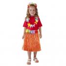 Sukňa Hawaii 45 cm , Barva - Oranžová