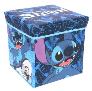 Taburet s úložným priestorom Lilo a Stitch , Barva - Tmavo modrá