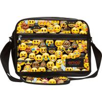 TAŠKA CEZ RAMENO Emoji , Barva - Černo-žlutá