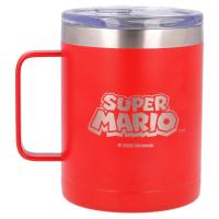 Termo nerez hrnček Super Mario , Velikost lahve - 380 ml , Barva - Červená