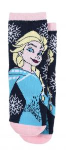 TERRY PONOŽKY FROZEN Elsa , Velikost ponožky - 31-34 , Barva - Tmavo modrá