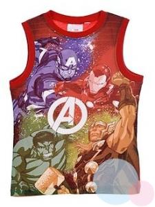 Tielko Avengers , Velikost - 104 , Barva - Červená