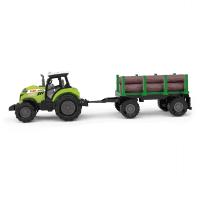 Traktor so zvukom a svetlom s vlečkou , Barva - Zelená