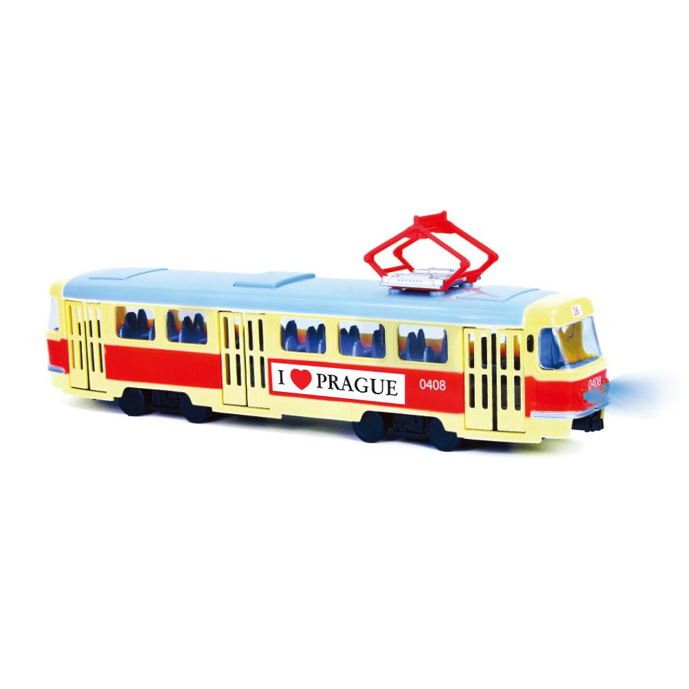 Električka hlási zastávky 28 cm PRAGUE