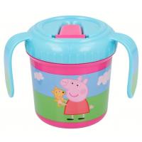 TRÉNOVACÍ HRNČEK PEPPA PIG , Velikost lahve - 250 ml , Barva - Ružová