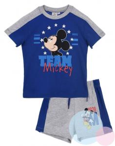 Tričko a kraťasy Mickey , Barva - Modrá
