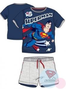 Tričko a kraťasy Superman , Velikost - 98 , Barva - Tmavo modrá