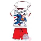 Tričko a kraťasy Superman , Velikost - 98 , Barva - Bielo-červená