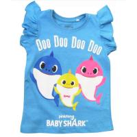 Tričko Baby Shark , Velikost - 92 , Barva - Modrá
