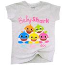 Tričko Baby Shark , Velikost - 92 , Barva - Šedá