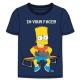 Tričko Bart Simpson , Velikost - 116 , Barva - Tmavo modrá-1