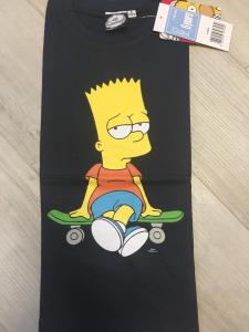 Tričko Bart Simpson , Barva - Tmavo modrá