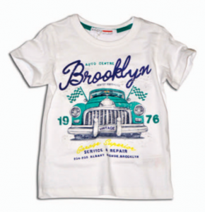 Tričko Brooklyn , Barva - Biela